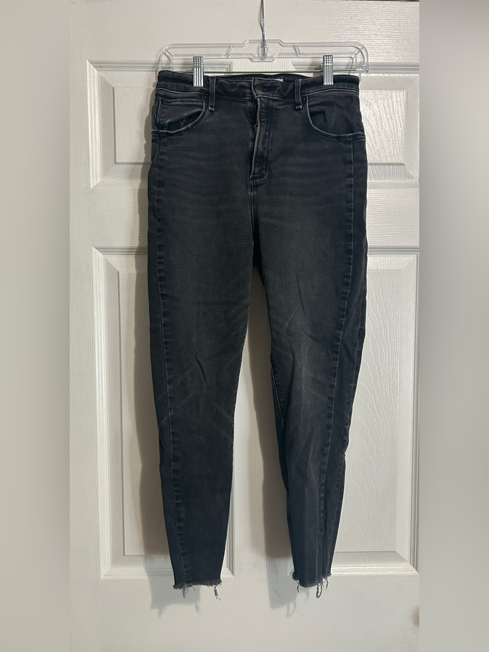 Abercrombie & Fitch Washed Black Skinny Jeans